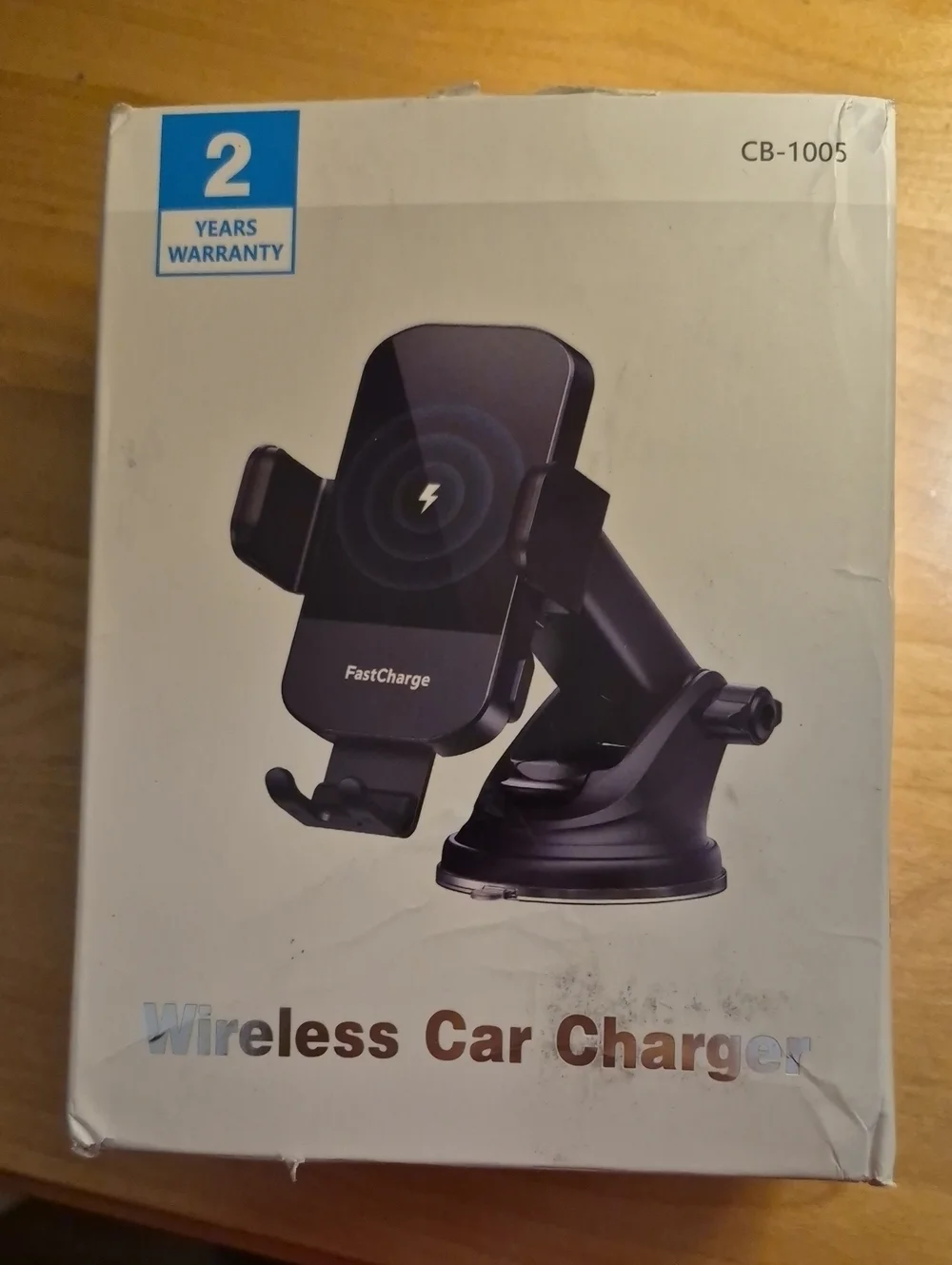 Wireless Car Charger Phone Mount - Blue